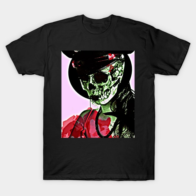 Skull Girl T-Shirt by MaksciaMind